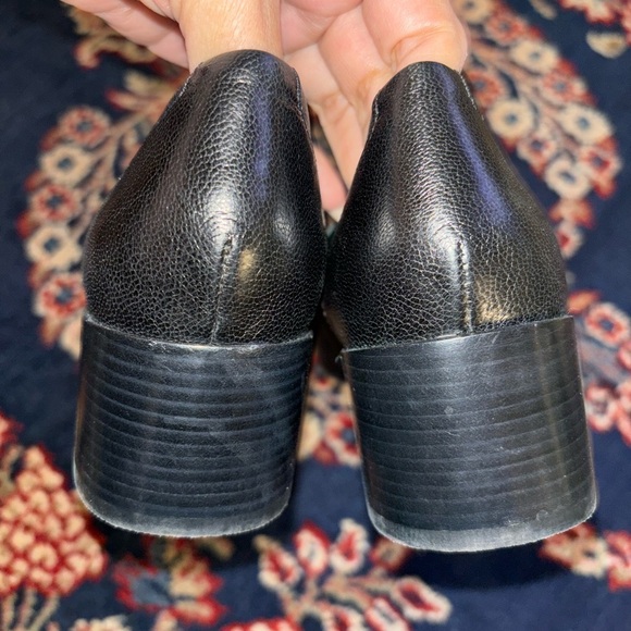 Tory Burch black leather Jessa loafers women’s size 6.5 - Picture 5 of 8